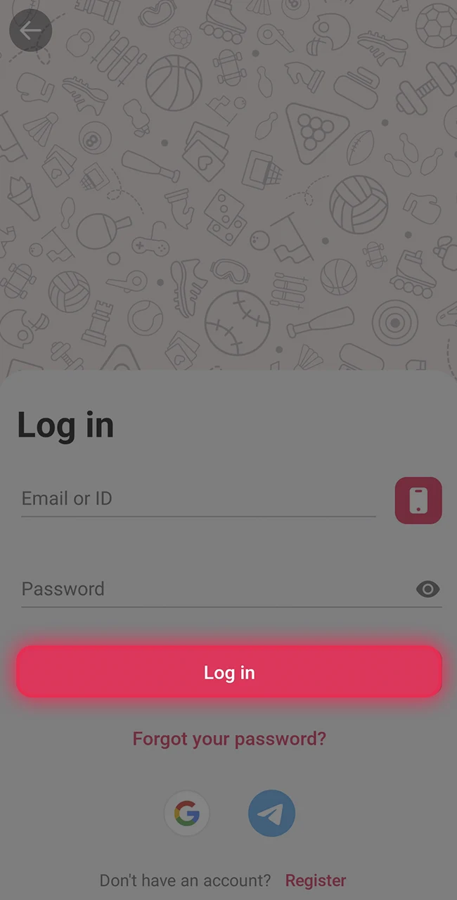 Sign in to your DBBet account to play.